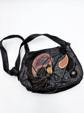 Carlo Fiori Leather Purse w/ Tassel